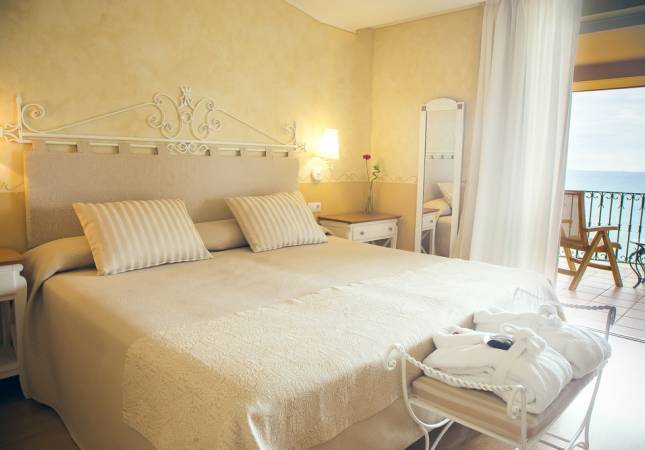 Espaciosas habitaciones en Thalasso Hotel Termas Marinas el Palasiet. El entorno más romántico con nuestra oferta en Castellon